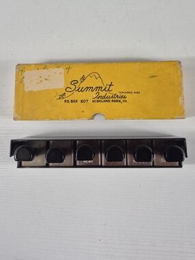 Summit Industries Teacher's Aid Stamps in Yellow Box